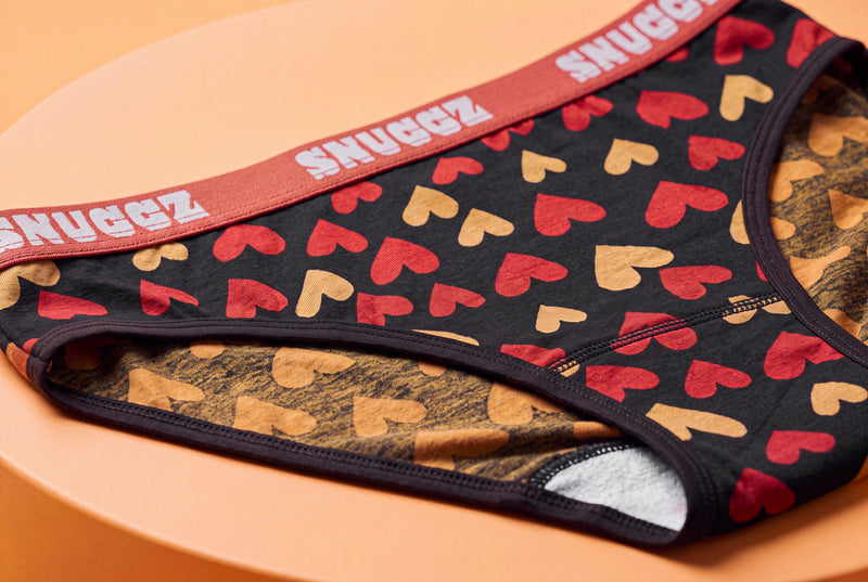 Ladies Underwear Towel Heart
