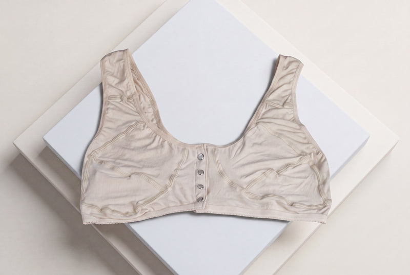 Front Open Bra Butter Cream