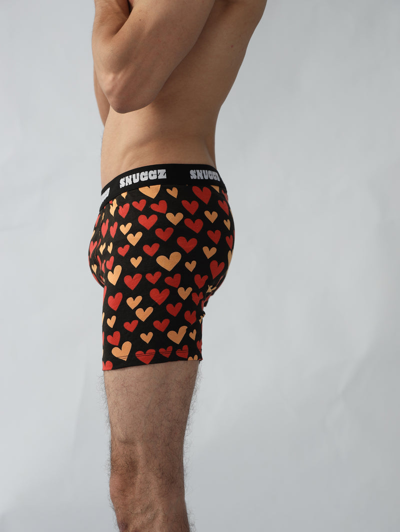 Long Boxers Men Heart