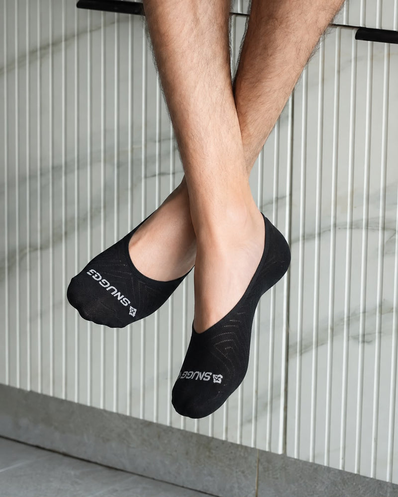 No Show Socks Black - MicroModal