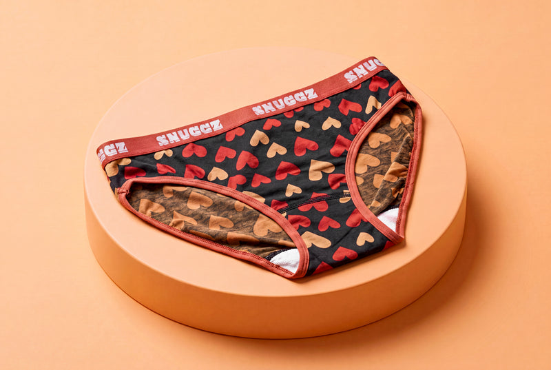 Ladies Underwear Towel Heart