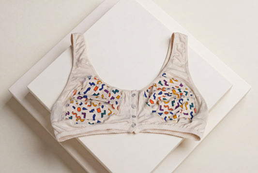 Front Open Bra Creamy Noir
