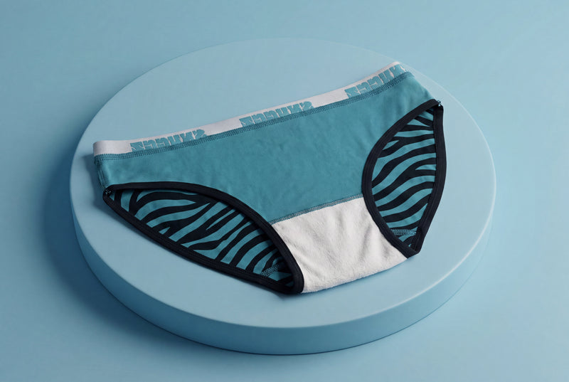 Ladies Underwear Towel Zebra