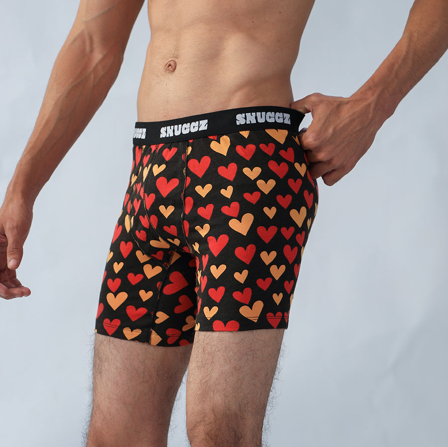 Long Boxers Men Heart