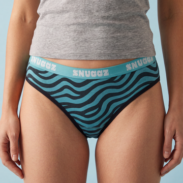 Ladies Underwear Towel Zebra