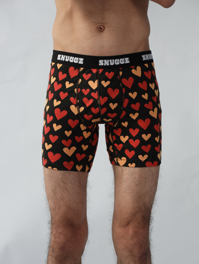 Long Boxers Men Heart