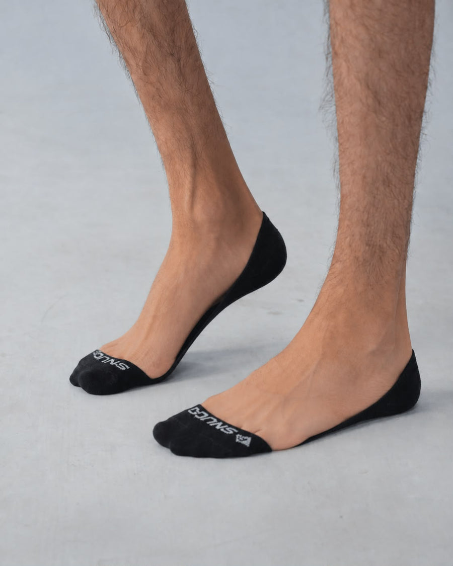 No Show Socks Black - MicroModal