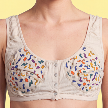 Front Open Bra Creamy Noir
